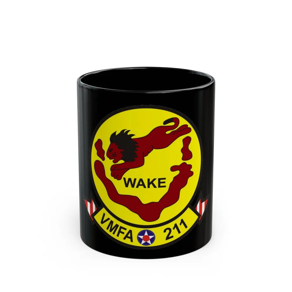 VMFA 211 Marine Fighter Attack Squadron 211 (USMC) Black Coffee Mug-11oz-Go Mug Yourself