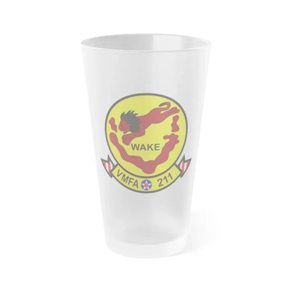 VMFA 211 Marine Fighter Attack Squadron 211 (USMC) Frosted Pint Glass 16oz Default Title - Go Mug Yourself