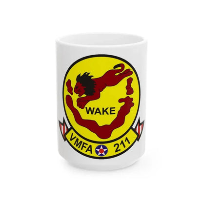 VMFA 211 Marine Fighter Attack Squadron 211 (USMC) White Coffee Mug 15oz - Go Mug Yourself