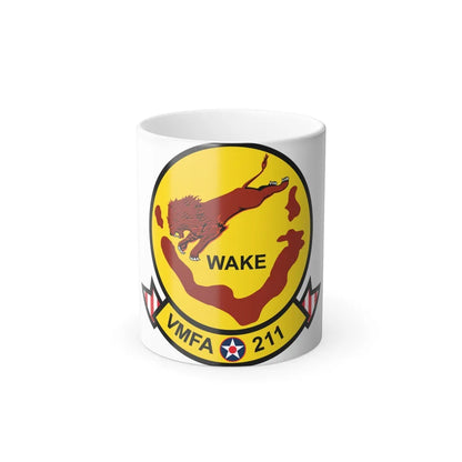 VMFA 211 Wake Island (USMC) Color Changing Mug 11oz-11oz-Go Mug Yourself