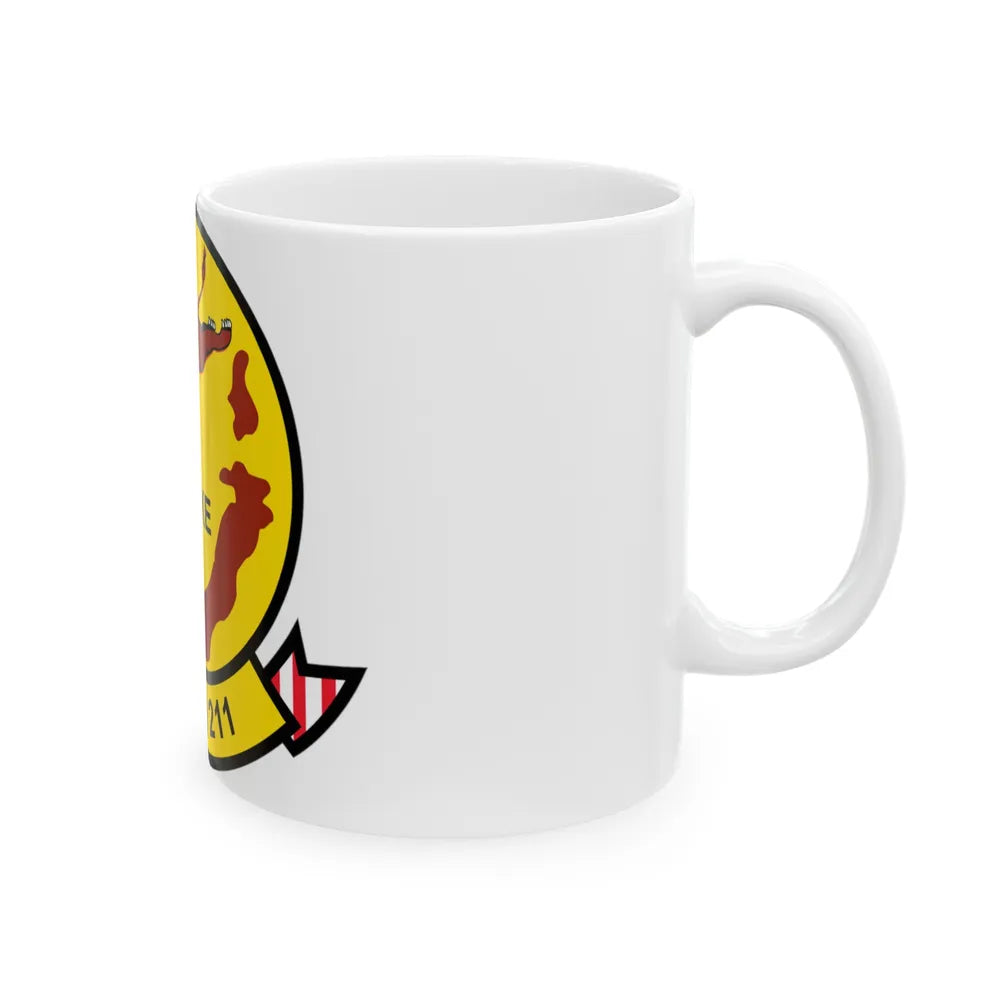 VMFA 211 Wake Island (USMC) White Coffee Mug-Go Mug Yourself