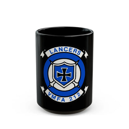 VMFA 212 Marine Fighter Attack Squadron 212 (USMC) Black Coffee Mug-15oz-Go Mug Yourself