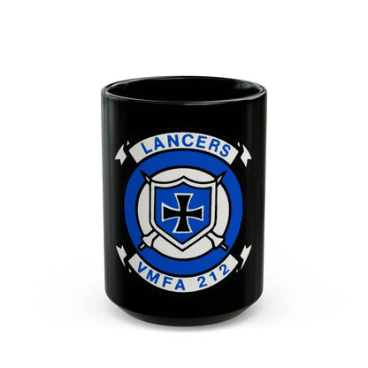 VMFA 212 Marine Fighter Attack Squadron 212 (USMC) Black Coffee Mug 15oz - Go Mug Yourself