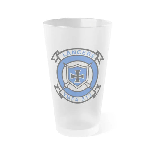 VMFA 212 Marine Fighter Attack Squadron 212 (USMC) Frosted Pint Glass 16oz Default Title - Go Mug Yourself