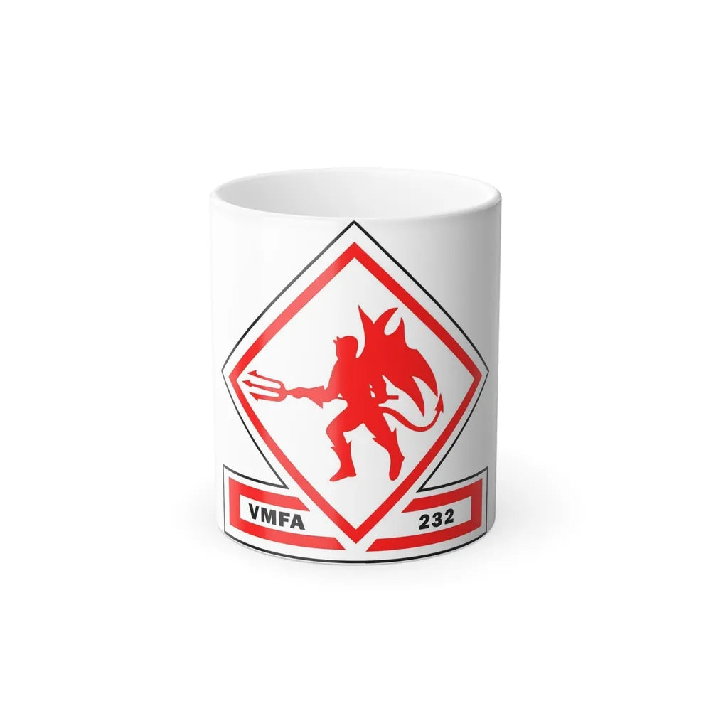 VMFA 232 Marine Fighter Attack Squadron 232 (USMC) Color Changing Mug 11oz-11oz-Go Mug Yourself