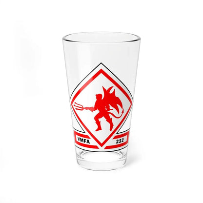 VMFA 232 Marine Fighter Attack Squadron 232 (USMC) Pint Glass 16oz 16oz - Go Mug Yourself