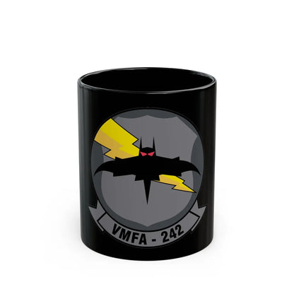 VMFA 242 (USMC) Black Coffee Mug-11oz-Go Mug Yourself