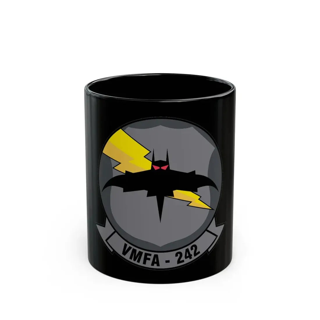 VMFA 242 (USMC) Black Coffee Mug 11oz - Go Mug Yourself