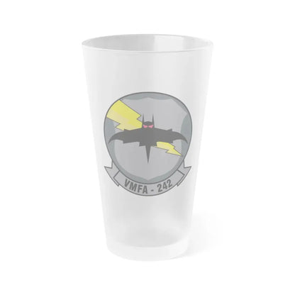 VMFA 242 (USMC) Frosted Pint Glass 16oz Default Title - Go Mug Yourself