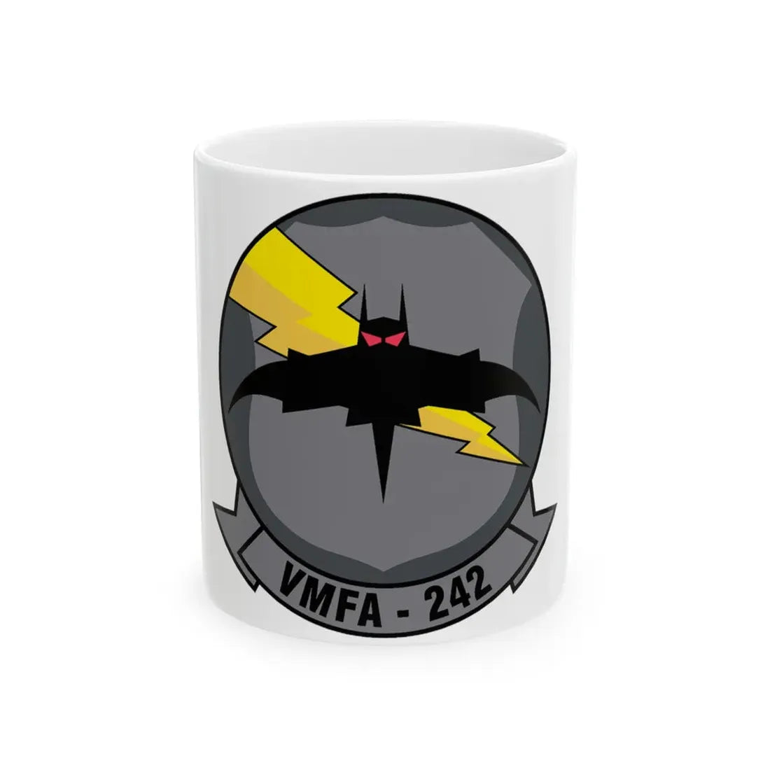 VMFA 242 (USMC) White Coffee Mug 11oz - Go Mug Yourself