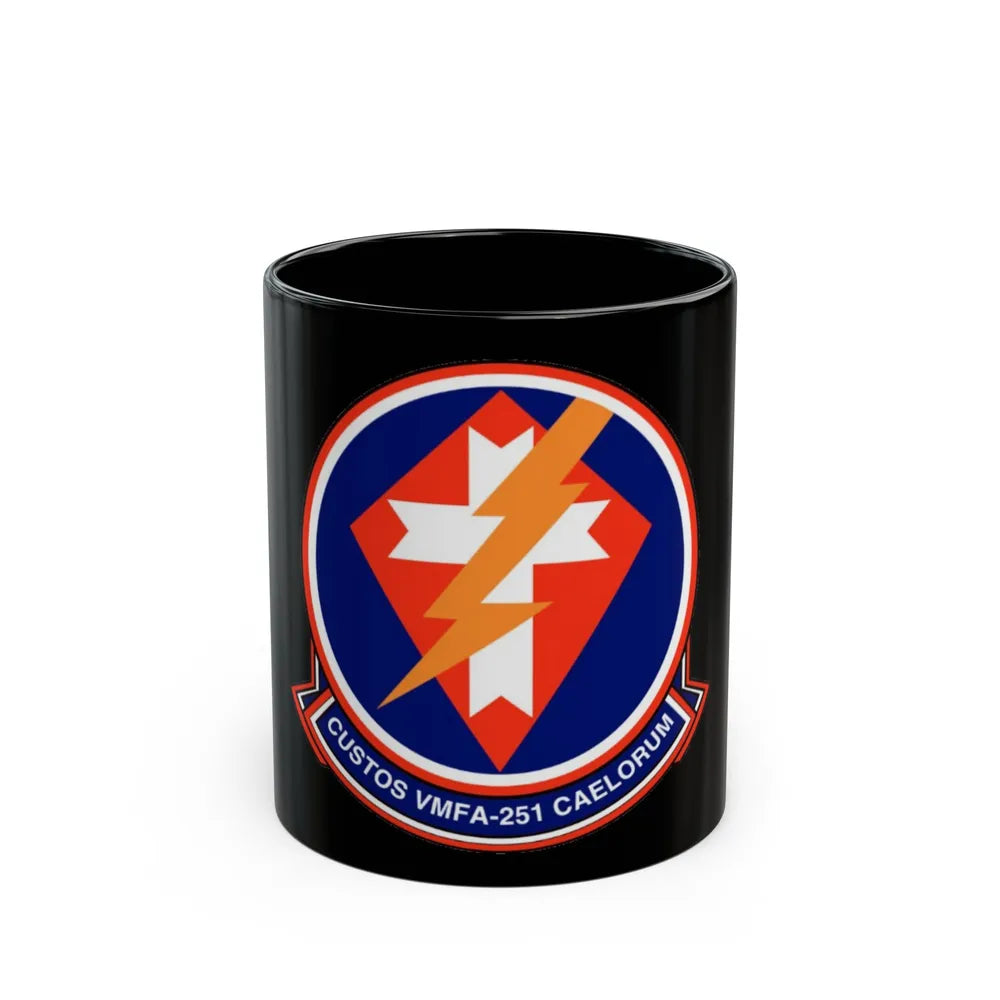 VMFA 251 Marine Fighter Attack Squadron 251 (USMC) Black Coffee Mug-11oz-Go Mug Yourself