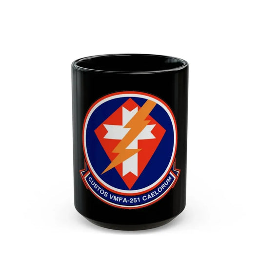 VMFA 251 Marine Fighter Attack Squadron 251 (USMC) Black Coffee Mug 15oz - Go Mug Yourself