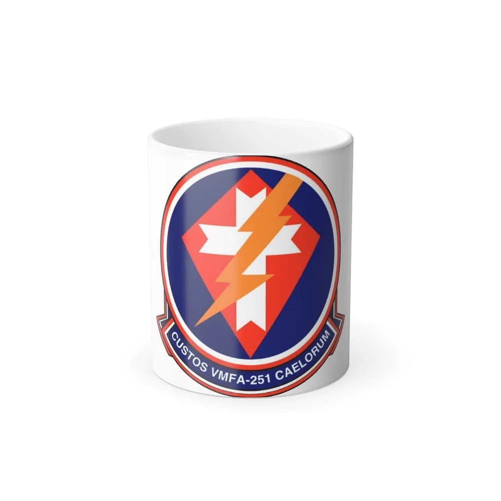 VMFA 251 Marine Fighter Attack Squadron 251 (USMC) Color Changing Mug 11oz-11oz-Go Mug Yourself