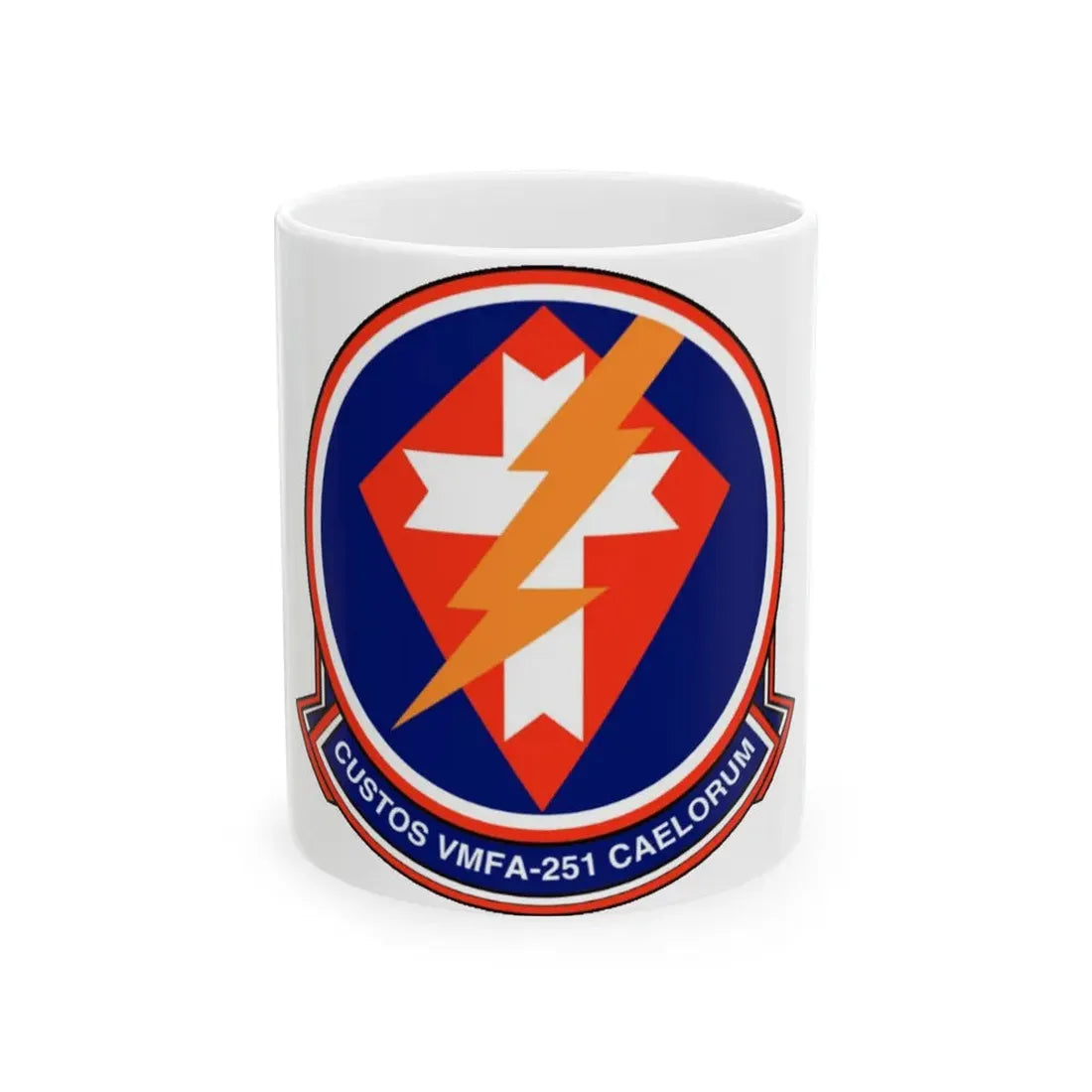 VMFA 251 Marine Fighter Attack Squadron 251 (USMC) White Coffee Mug 11oz - Go Mug Yourself