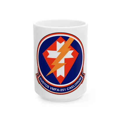 VMFA 251 Marine Fighter Attack Squadron 251 (USMC) White Coffee Mug 15oz - Go Mug Yourself