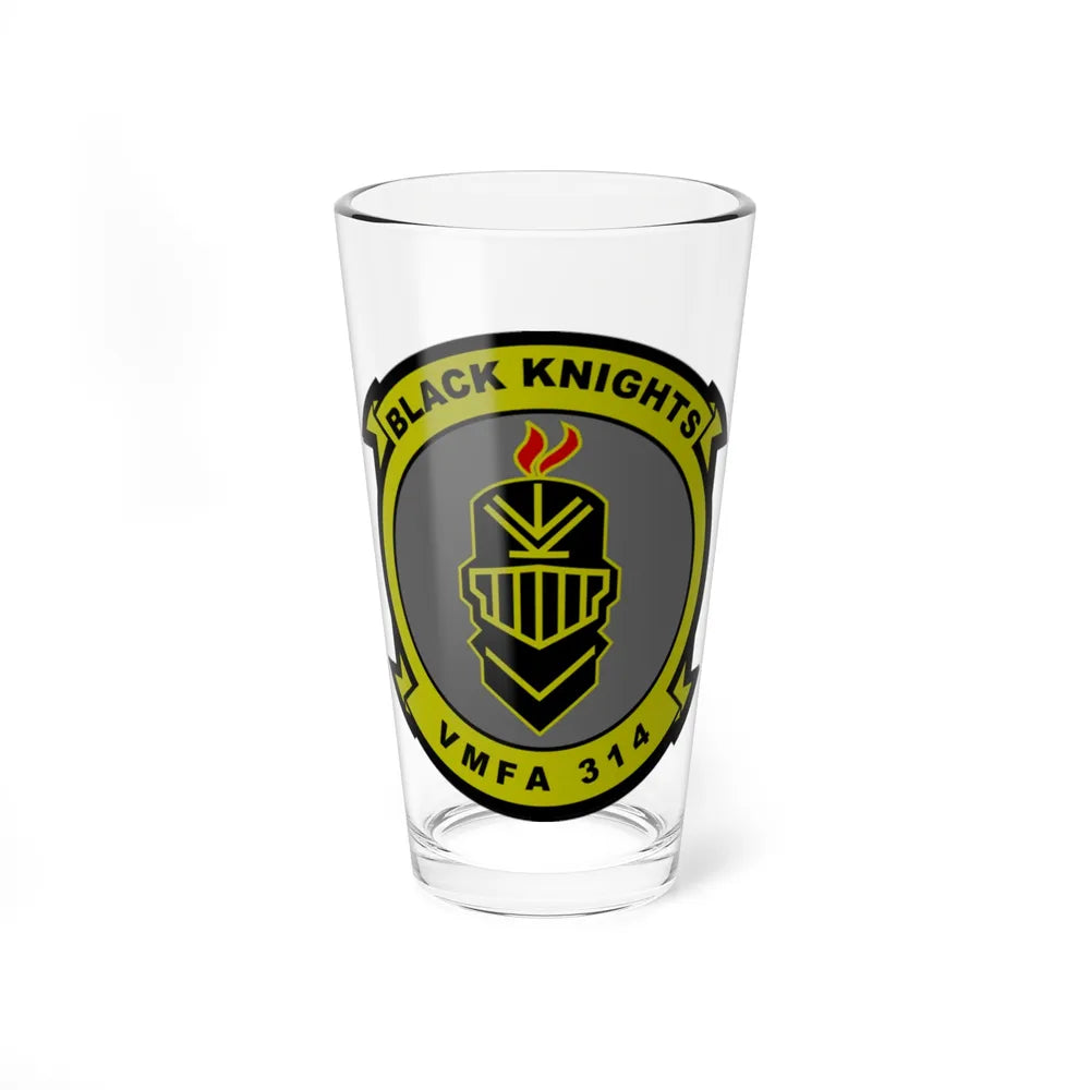 VMFA 314 Marine Fighter Attack Squadron 314 Black Knights (USMC) Pint Glass 16oz-16oz-Go Mug Yourself