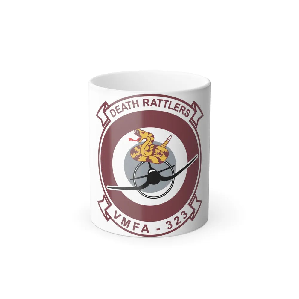 VMFA 323 Death Rattles (USMC) Color Changing Mug 11oz-11oz-Go Mug Yourself