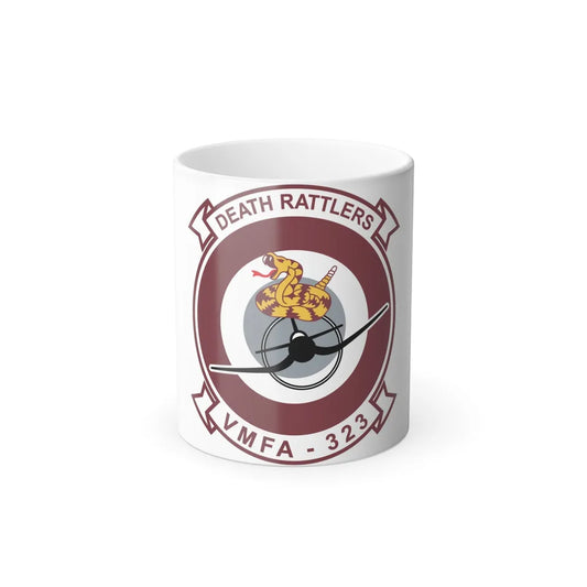 VMFA 323 Death Rattles (USMC) Color Changing Mug 11oz-11oz-Go Mug Yourself