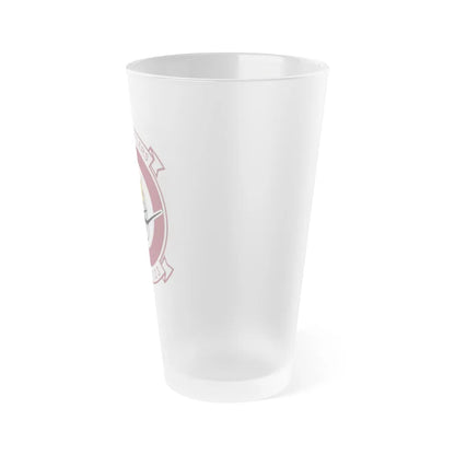 VMFA 323 Death Rattles (USMC) Frosted Pint Glass 16oz-Go Mug Yourself