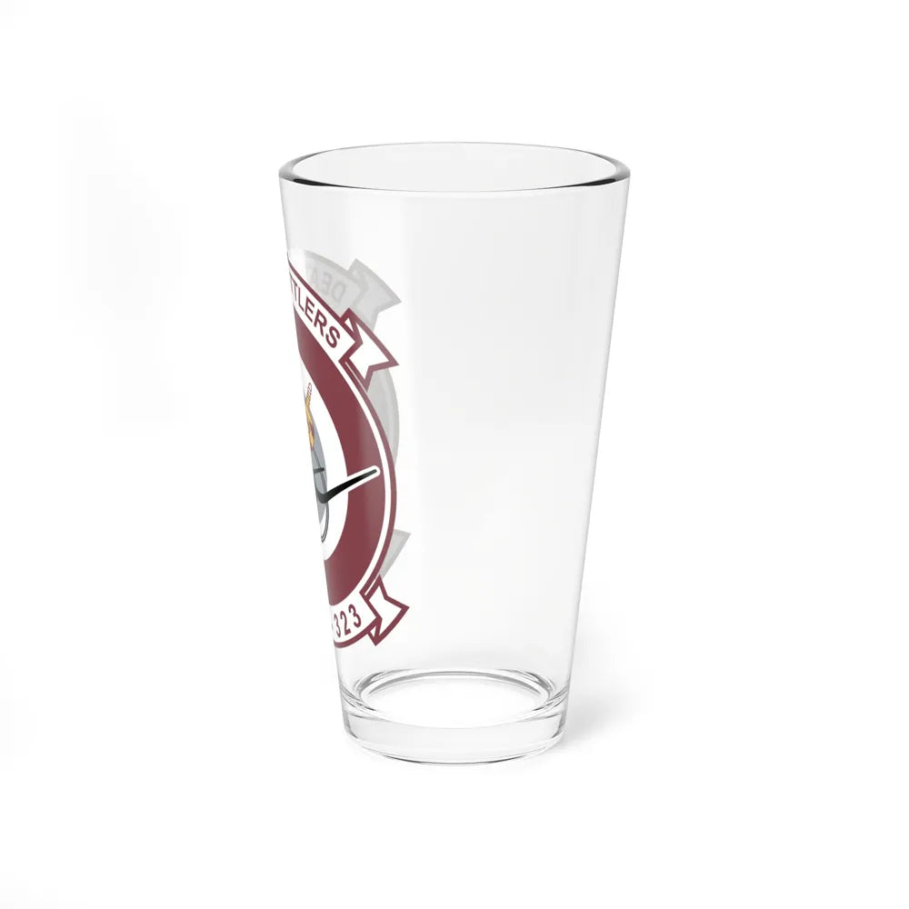 VMFA 323 Death Rattles (USMC) Pint Glass 16oz-Go Mug Yourself