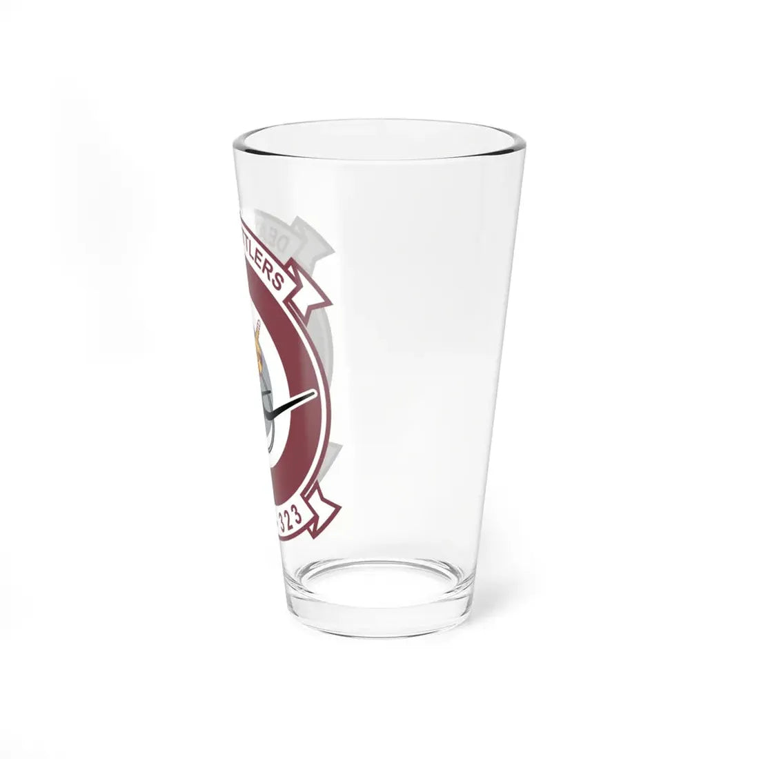 VMFA 323 Death Rattles (USMC) Pint Glass 16oz - Go Mug Yourself
