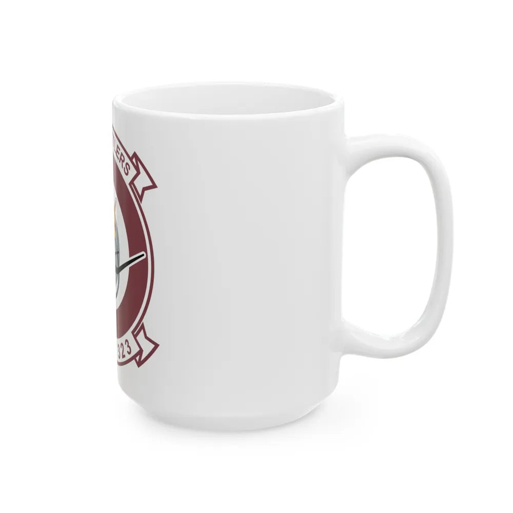 VMFA 323 Death Rattles (USMC) White Coffee Mug-Go Mug Yourself