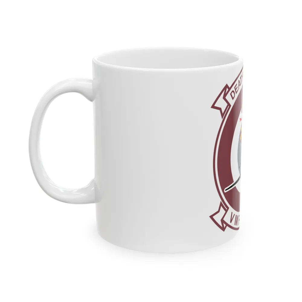 VMFA 323 Death Rattles (USMC) White Coffee Mug-Go Mug Yourself