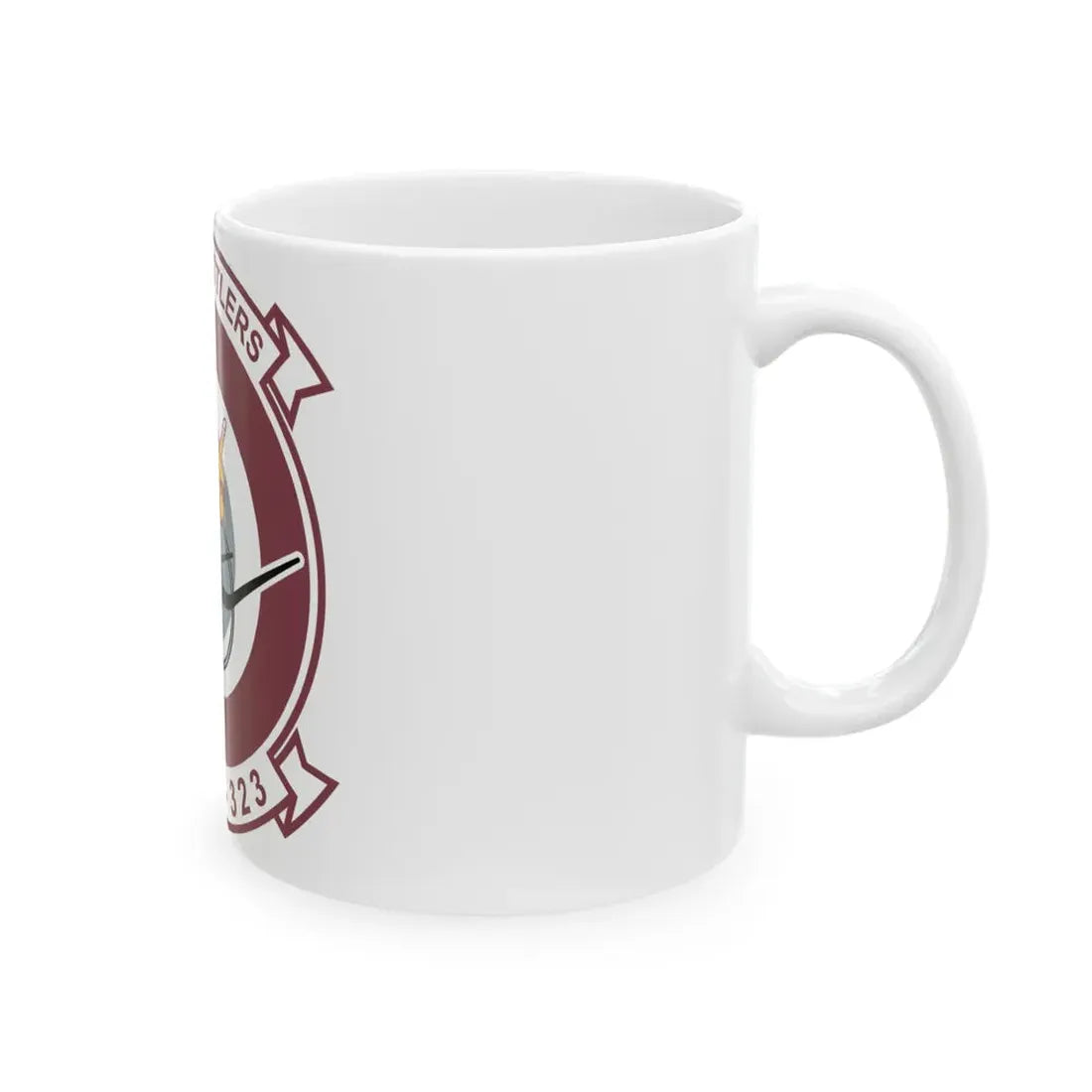 VMFA 323 Death Rattles (USMC) White Coffee Mug - Go Mug Yourself