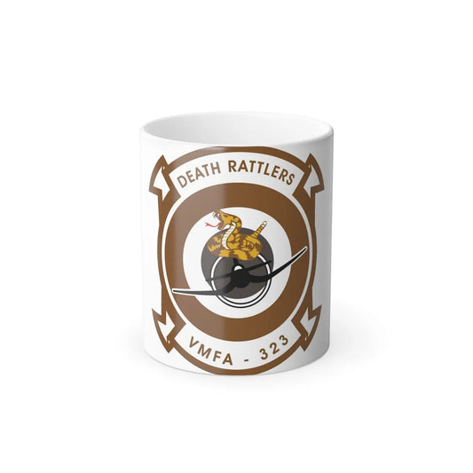 VMFA 323 Marine Fighter Attack Squadron 323 (USMC) Color Changing Mug 11oz-11oz-Go Mug Yourself