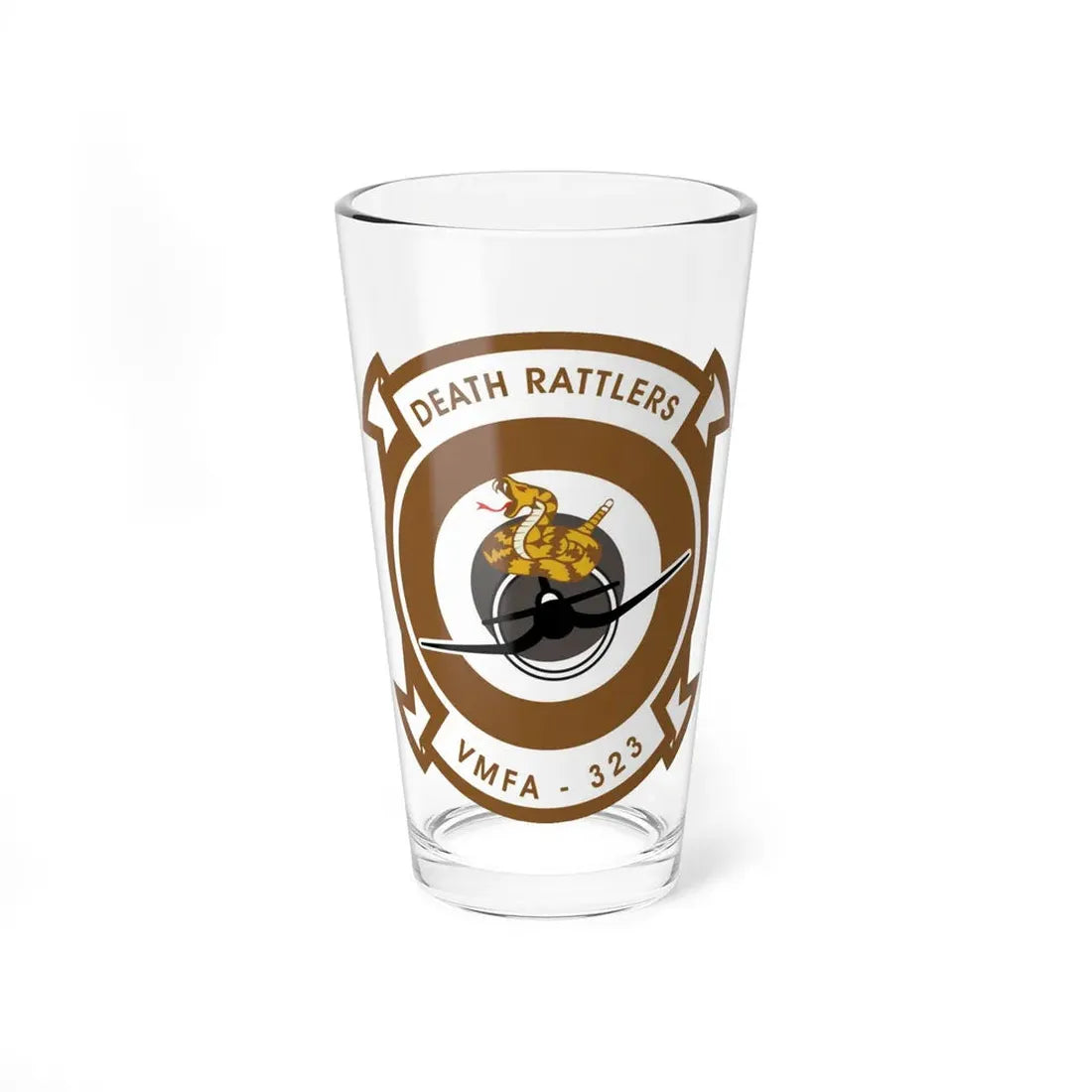 VMFA 323 Marine Fighter Attack Squadron 323 (USMC) Pint Glass 16oz 16oz - Go Mug Yourself