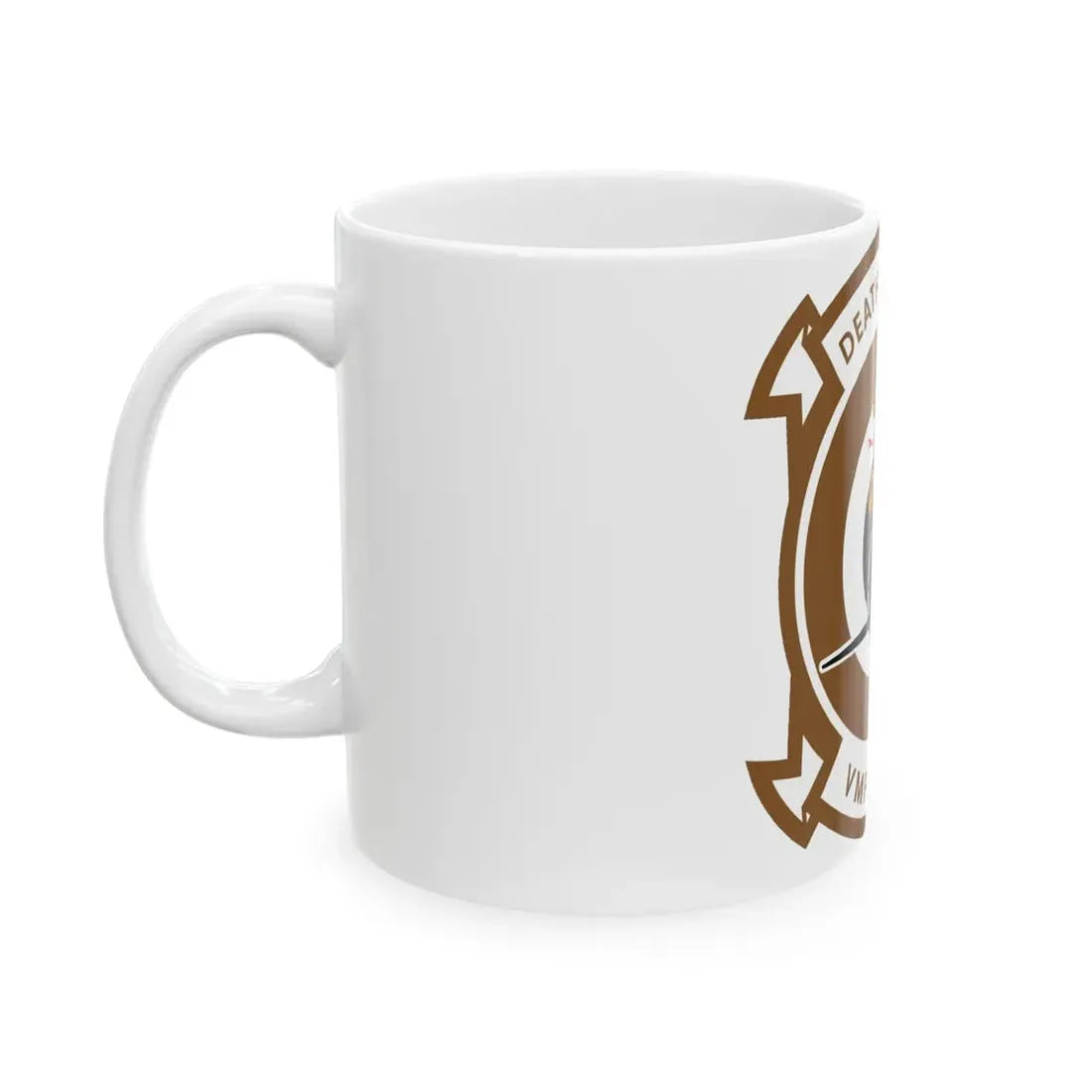 VMFA 323 Marine Fighter Attack Squadron 323 (USMC) White Coffee Mug - Go Mug Yourself