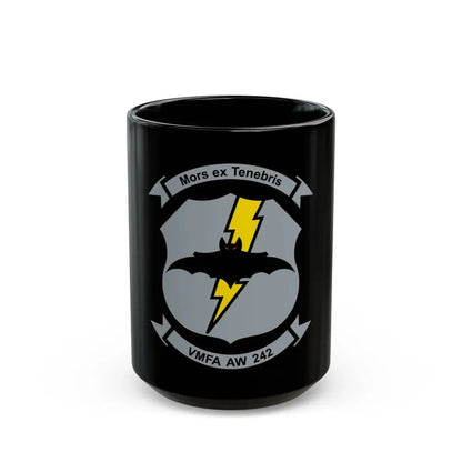 VMFA AW 242 (USMC) Black Coffee Mug 15oz - Go Mug Yourself
