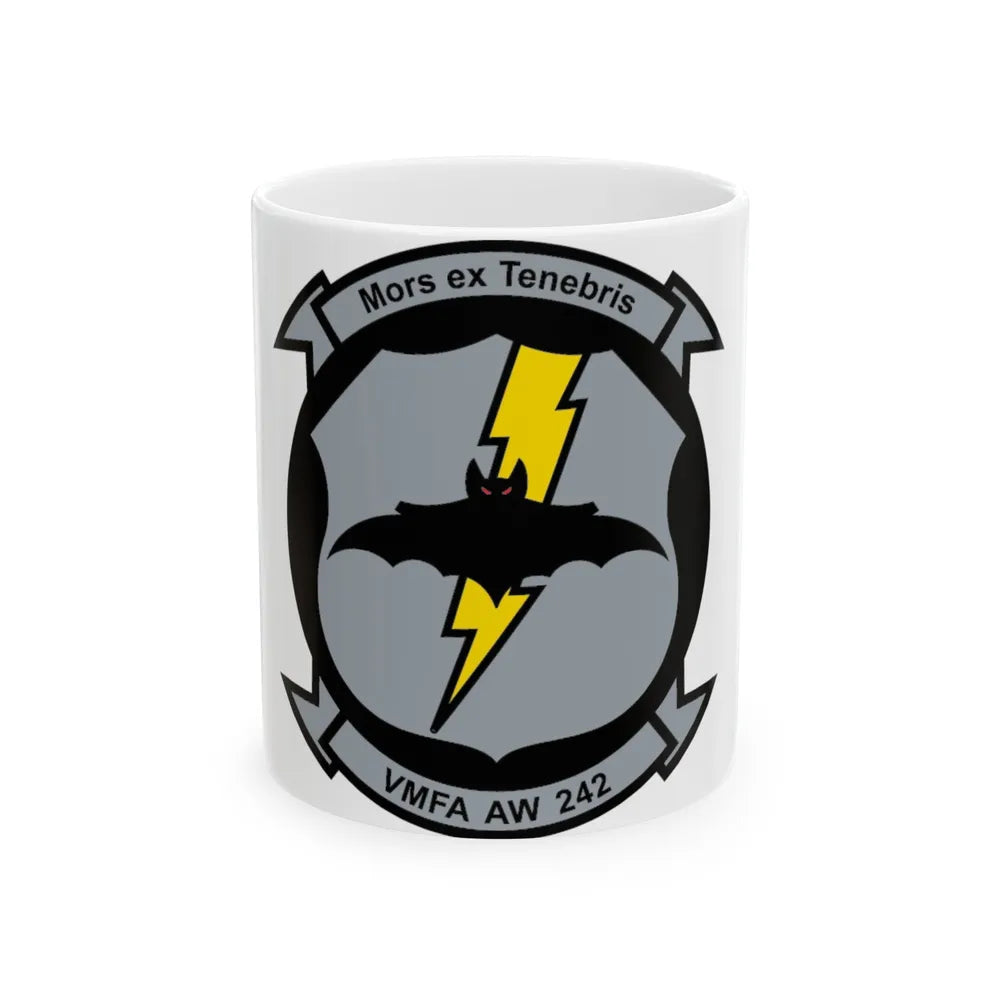 VMFA AW 242 (USMC) White Coffee Mug-11oz-Go Mug Yourself