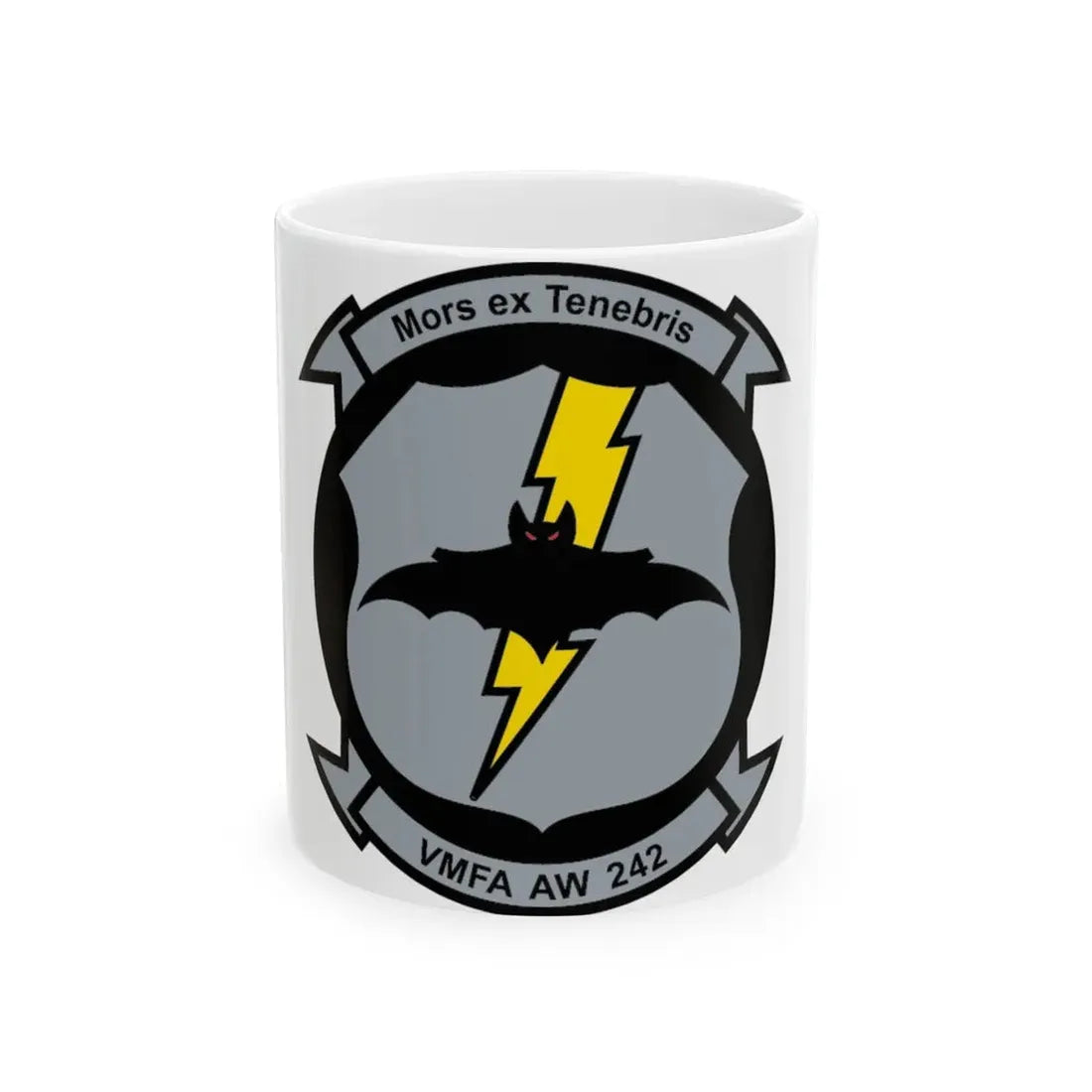 VMFA AW 242 (USMC) White Coffee Mug 11oz - Go Mug Yourself