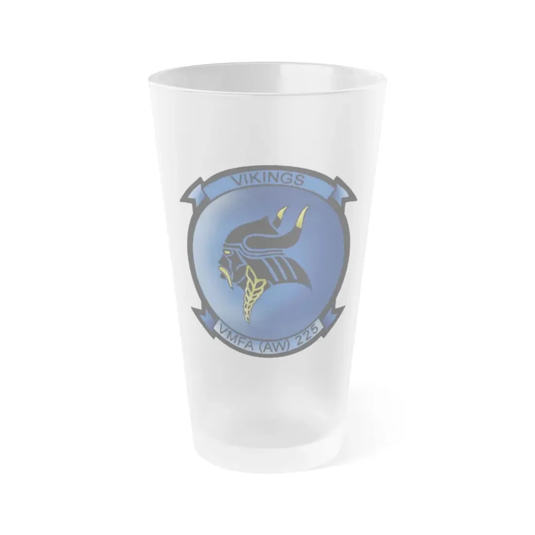 VMFAAW 225 Marine All Weather Fighter Attack Squadron 225 (USMC) Frosted Pint Glass 16oz Default Title - Go Mug Yourself