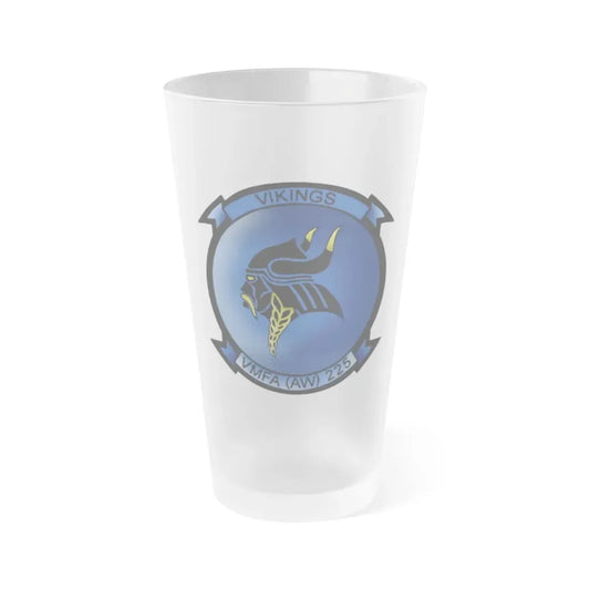 VMFAAW 225 Marine All Weather Fighter Attack Squadron 225 (USMC) Frosted Pint Glass 16oz Default Title - Go Mug Yourself