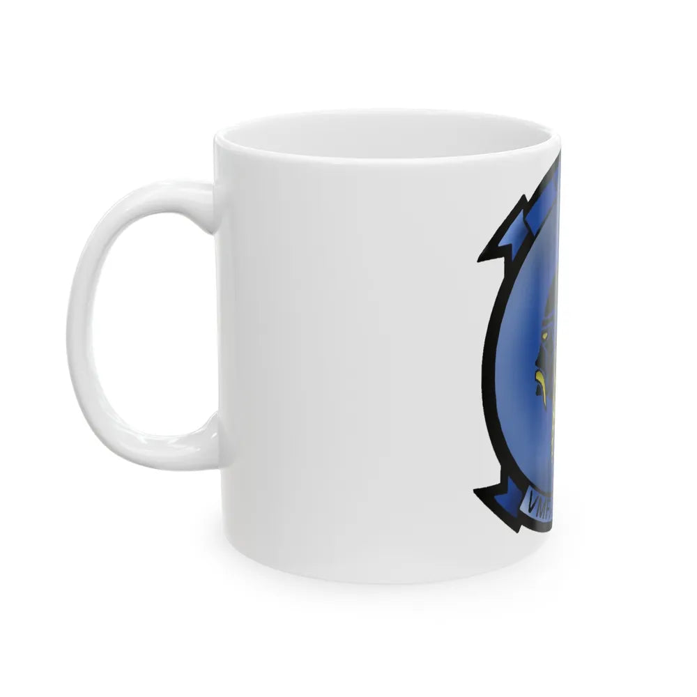 VMFAAW 225 Marine All Weather Fighter Attack Squadron 225 (USMC) White Coffee Mug-Go Mug Yourself