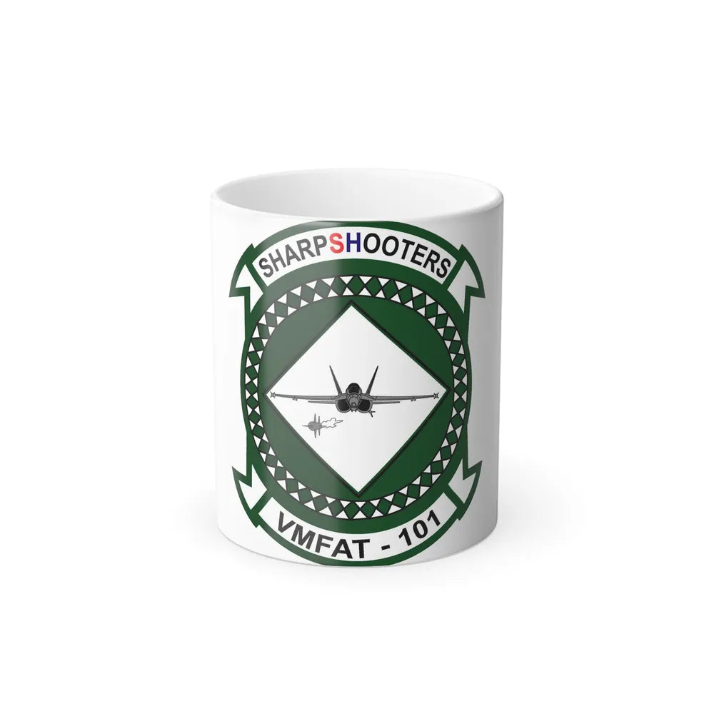 VMFAT 101 Marine Fighter Attack Training Squadron 101 (USMC) Color Changing Mug 11oz-11oz-Go Mug Yourself