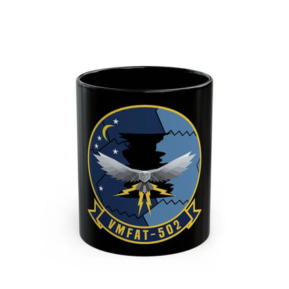 VMFAT 502 (USMC) Black Coffee Mug-11oz-Go Mug Yourself