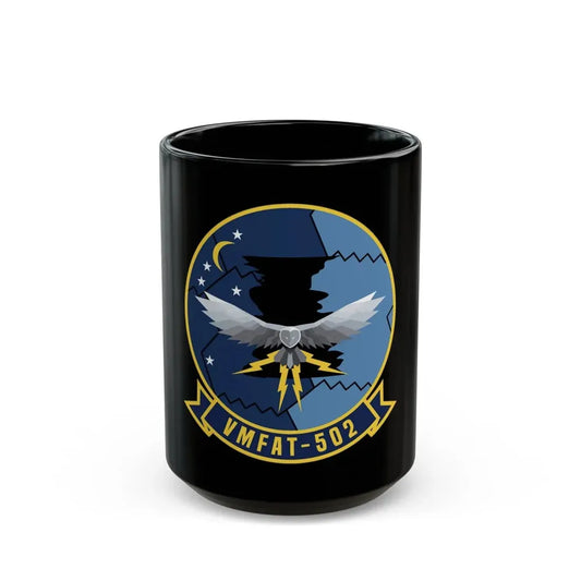 VMFAT 502 (USMC) Black Coffee Mug 15oz - Go Mug Yourself