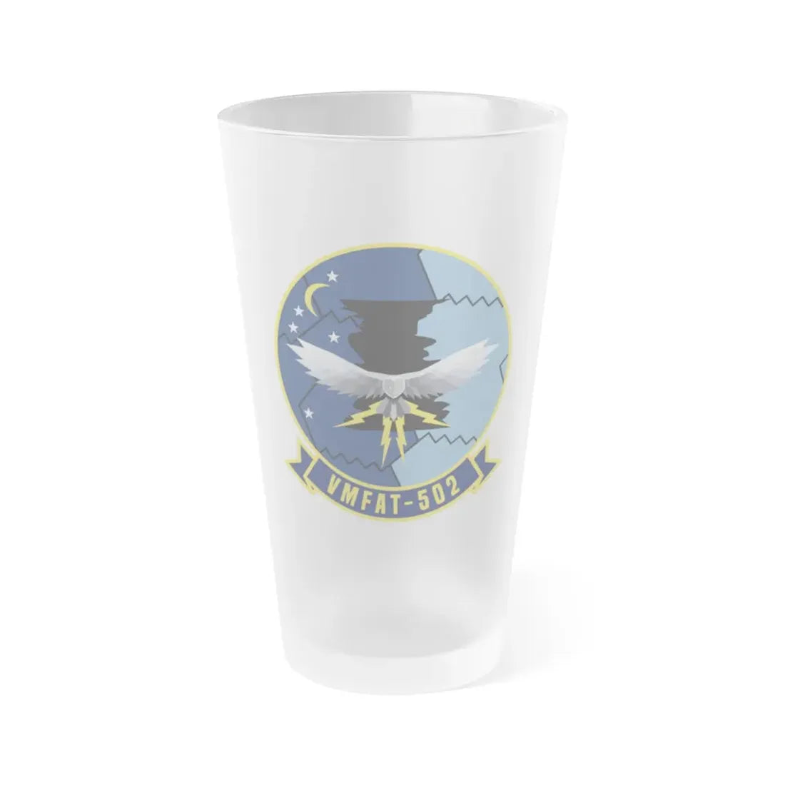 VMFAT 502 (USMC) Frosted Pint Glass 16oz Default Title - Go Mug Yourself