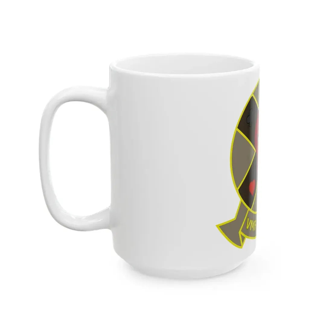 VMFAW 114 Death Dealers (USMC) White Coffee Mug - Go Mug Yourself