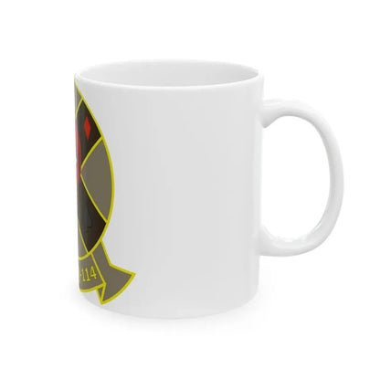 VMFAW 114 Death Dealers (USMC) White Coffee Mug - Go Mug Yourself