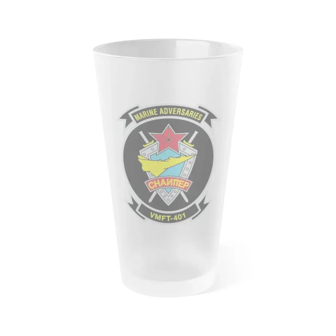 VMFT 401 (USMC) Frosted Pint Glass 16oz Default Title - Go Mug Yourself