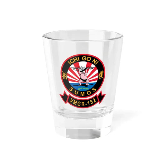 VMGR 152 Sumos ICHI GO NI (U.S. Navy) Shot Glass 1.5oz 1.5oz - Go Mug Yourself