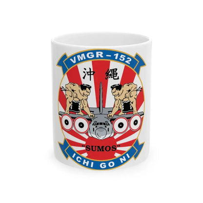 VMGR 152 Sumos (USMC) White Coffee Mug 11oz - Go Mug Yourself
