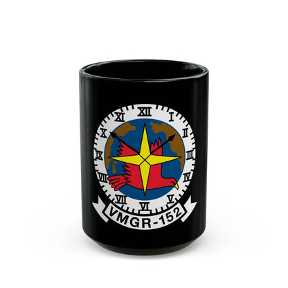 VMGR 152 (USMC) Black Coffee Mug-15oz-Go Mug Yourself