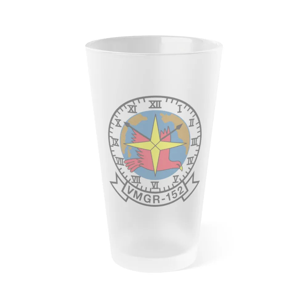 VMGR 152 (USMC) Frosted Pint Glass 16oz-Go Mug Yourself