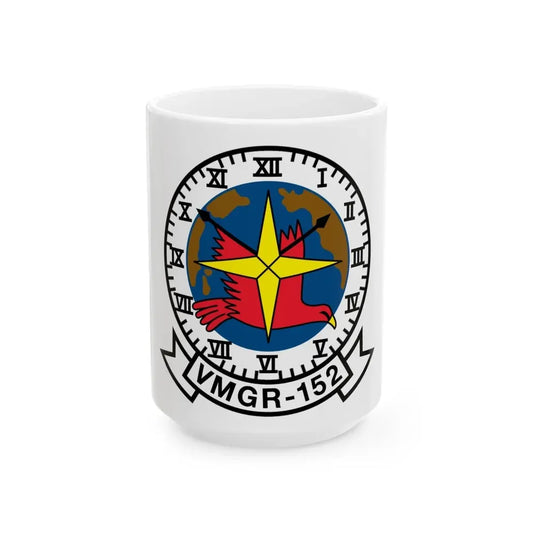 VMGR 152 (USMC) White Coffee Mug 15oz - Go Mug Yourself