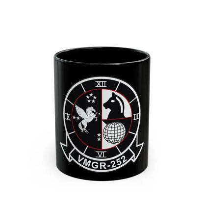 VMGR 252 (USMC) Black Coffee Mug 11oz - Go Mug Yourself